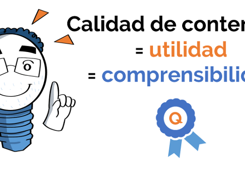 Calidad de contenidos, utilidad, comprensibilidad