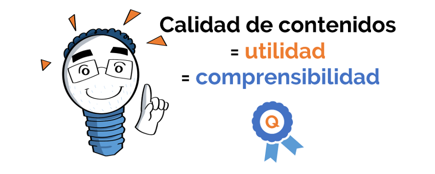 Calidad de contenidos, utilidad, comprensibilidad